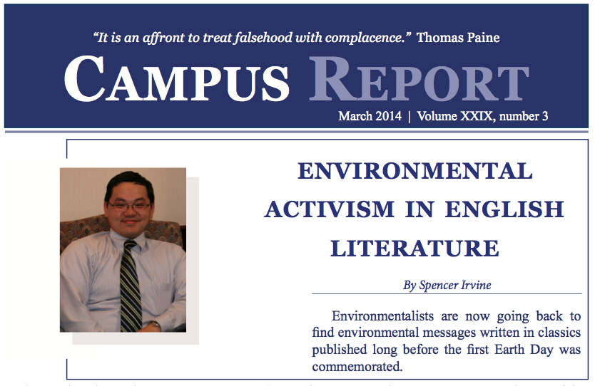 Environmental Activism in English Literature