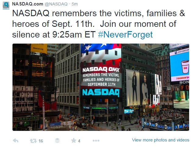 We Will Never Forget: Twitter Remembers 9/11