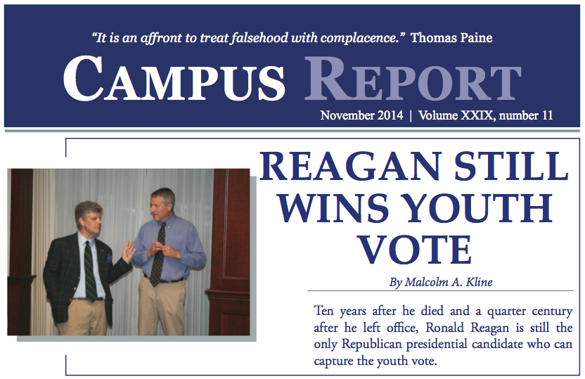 Gipper Still Wins Youth Vote