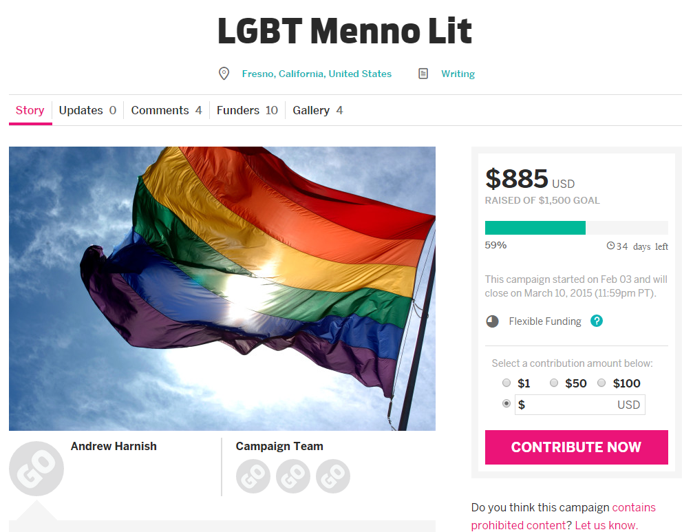 Apparently, there is LGBT Mennonite Literature