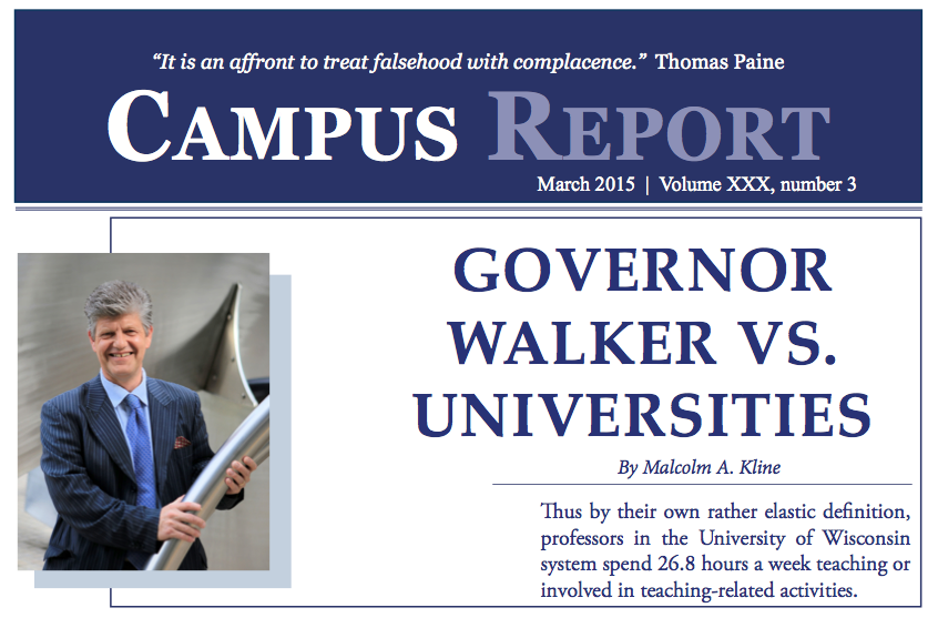 Scott Walker v. Academia