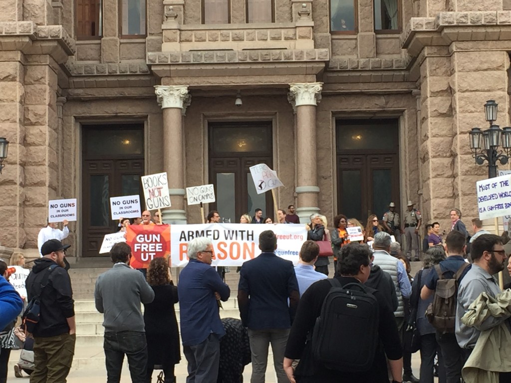 WATCH: Leftist Professors Protest Texas Campus Carry Law