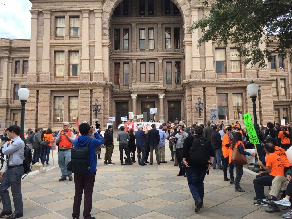 Leftist Professors Protest Guns in … Texas