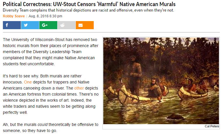 Native American Paintings are ‘Harmful,’ said University of Wisconsin-Stout