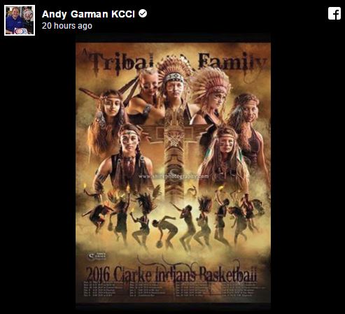 Cue the Outrage Mob: Girls Basketball Team Poster Featured Wearing Native American Headdresses