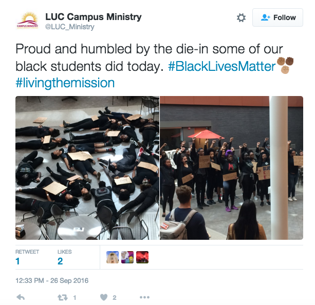 Catholic College’s Spiritual Arm Supports ‘Black Lives Matter’