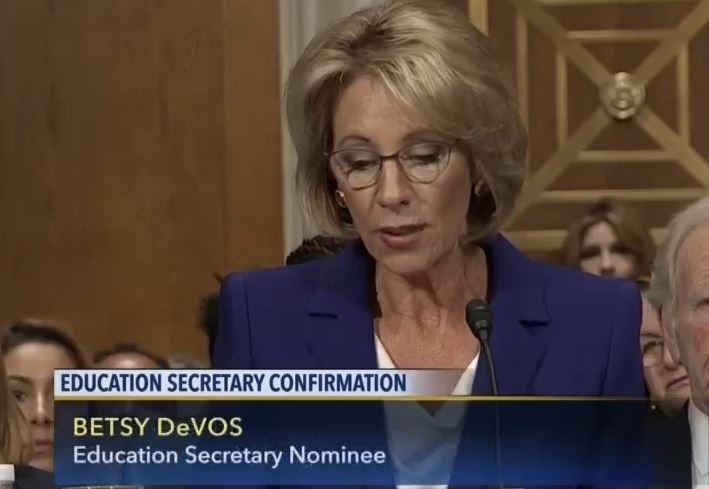 It’s Official: Betsy DeVos, Despite Opposition from Democrats, Teachers Unions, Confirmed as New Education Secretary