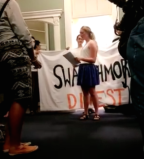 Swarthmore College Students go on Hunger Strike, Ask for Apology over Treatment of Protesters