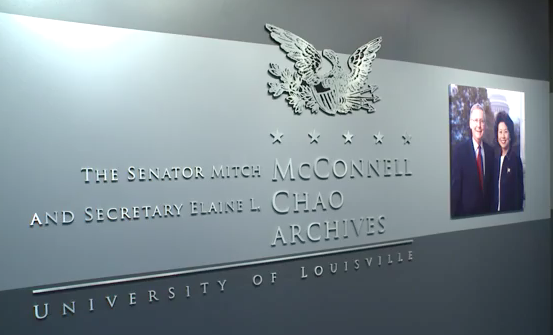 Student Petition Clamors for Repurposing Part of Exhibit which Features Senator Mitch McConnell and Transportation Secretary Elaine Chao