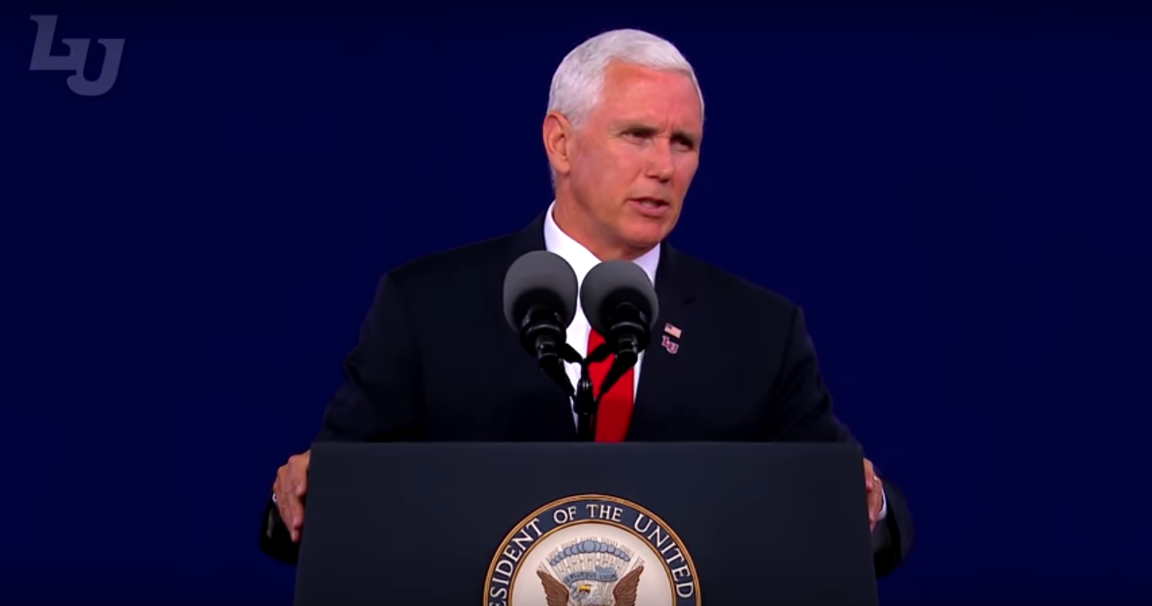 VP Pence Delivers Commencement Address At Liberty University