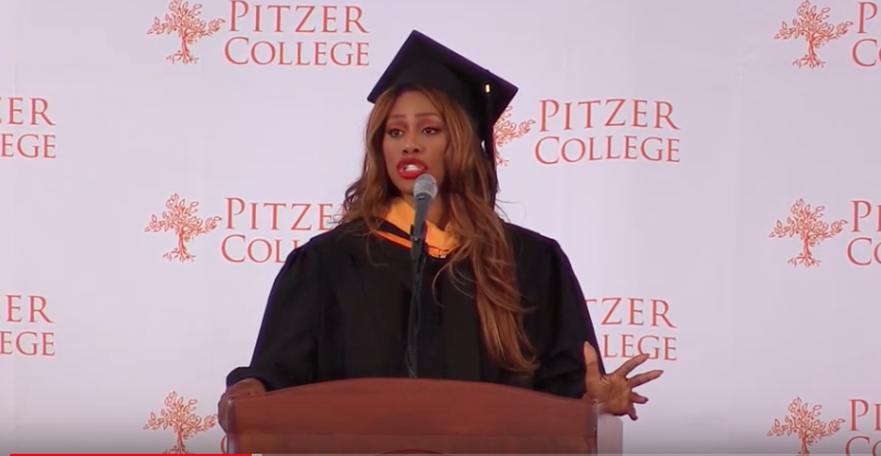 “Transgender Woman” Laverne Cox Delivers Keynote Commencement Address at Pitzer College in California