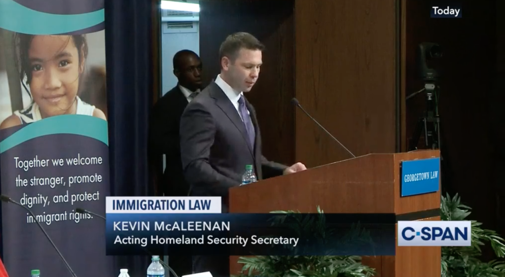 VIDEO: Kevin McAleenan Walks Out of Event At Georgetown Law Without Delivering Remarks After Protestors Refuse To Stop Interrupting