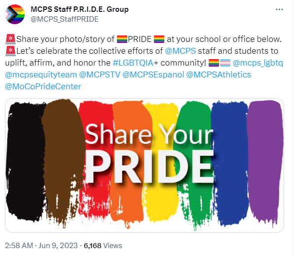 Maryland school system asks students to share a Pride Month story