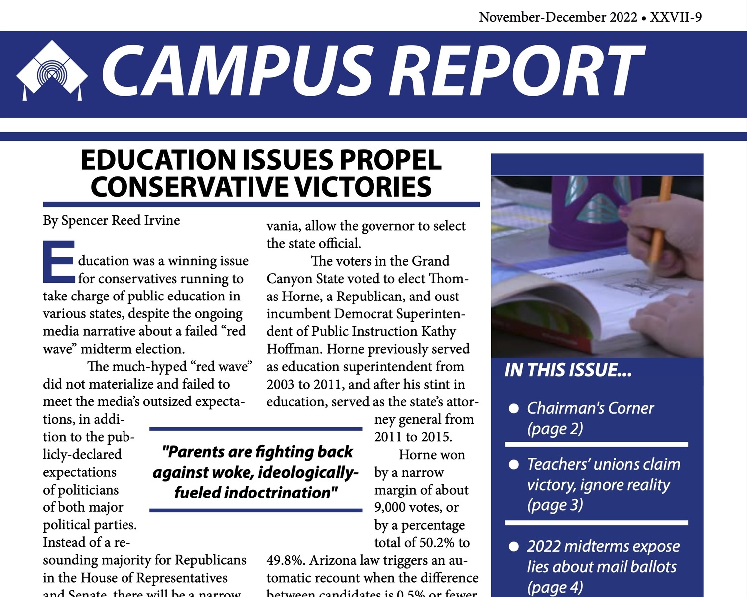 Education Issues Propel Conservative Victories