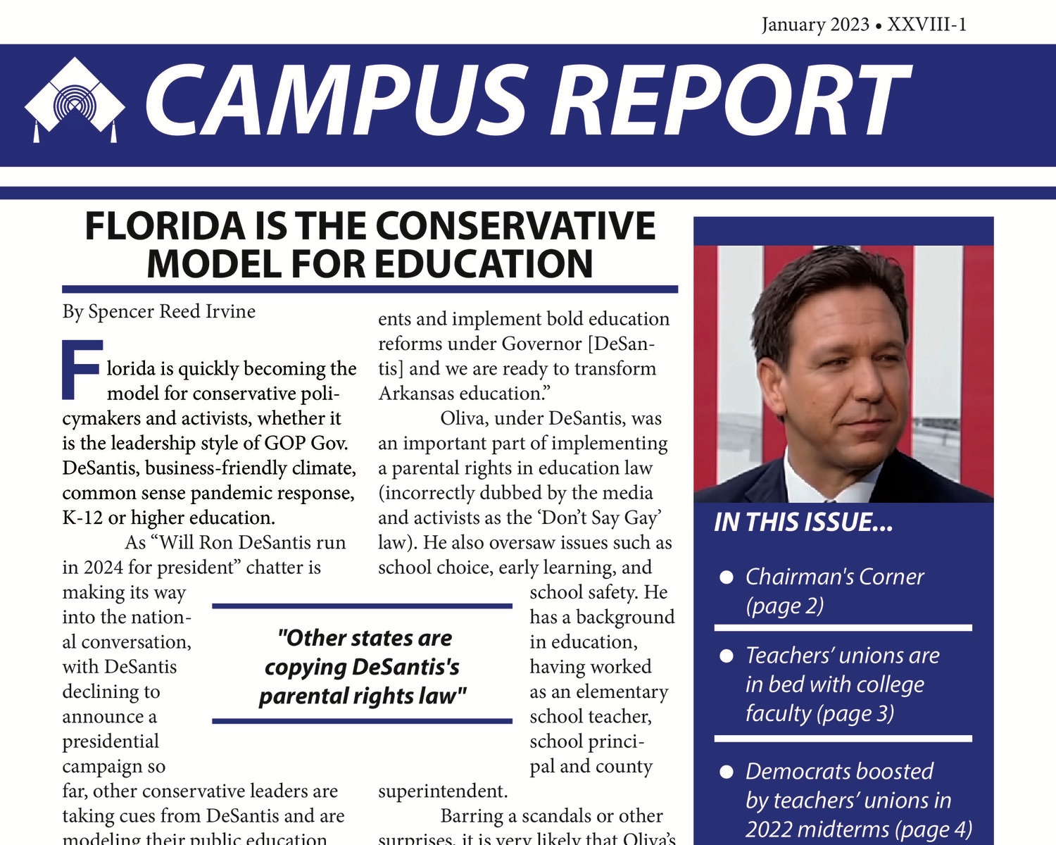 Florida is the Conservative Model for Education