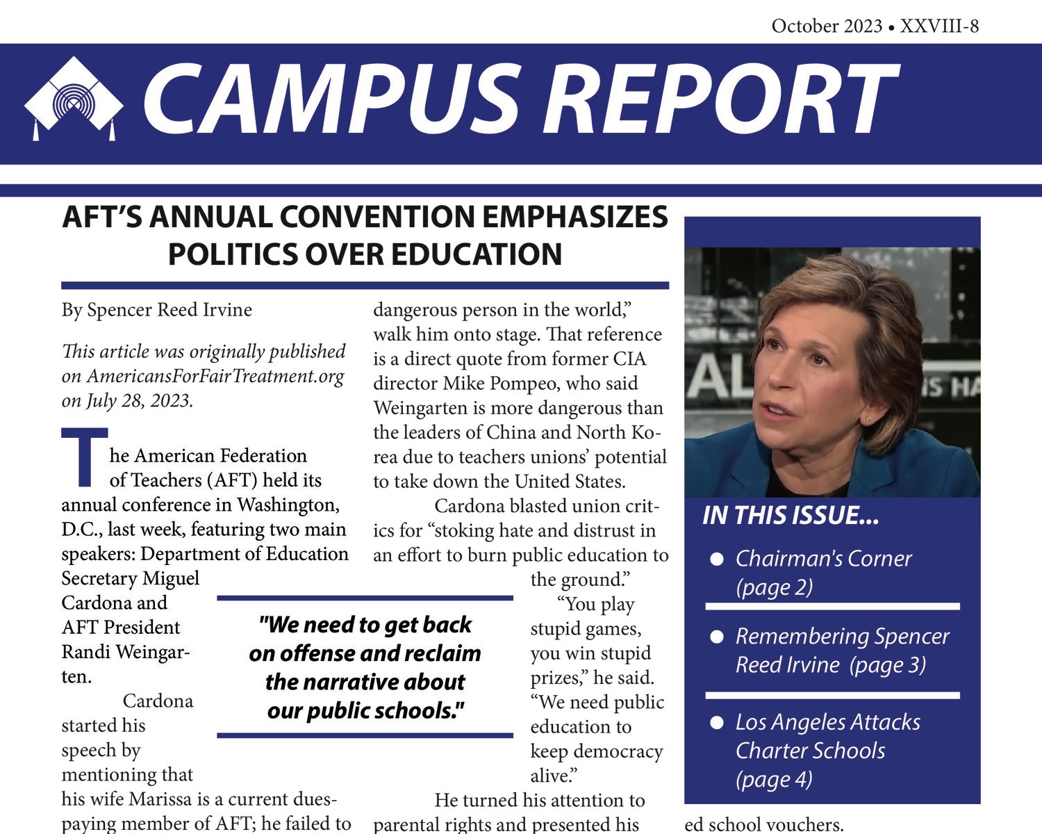 AFT’s Annual Convention Emphasizes Politics Over Education