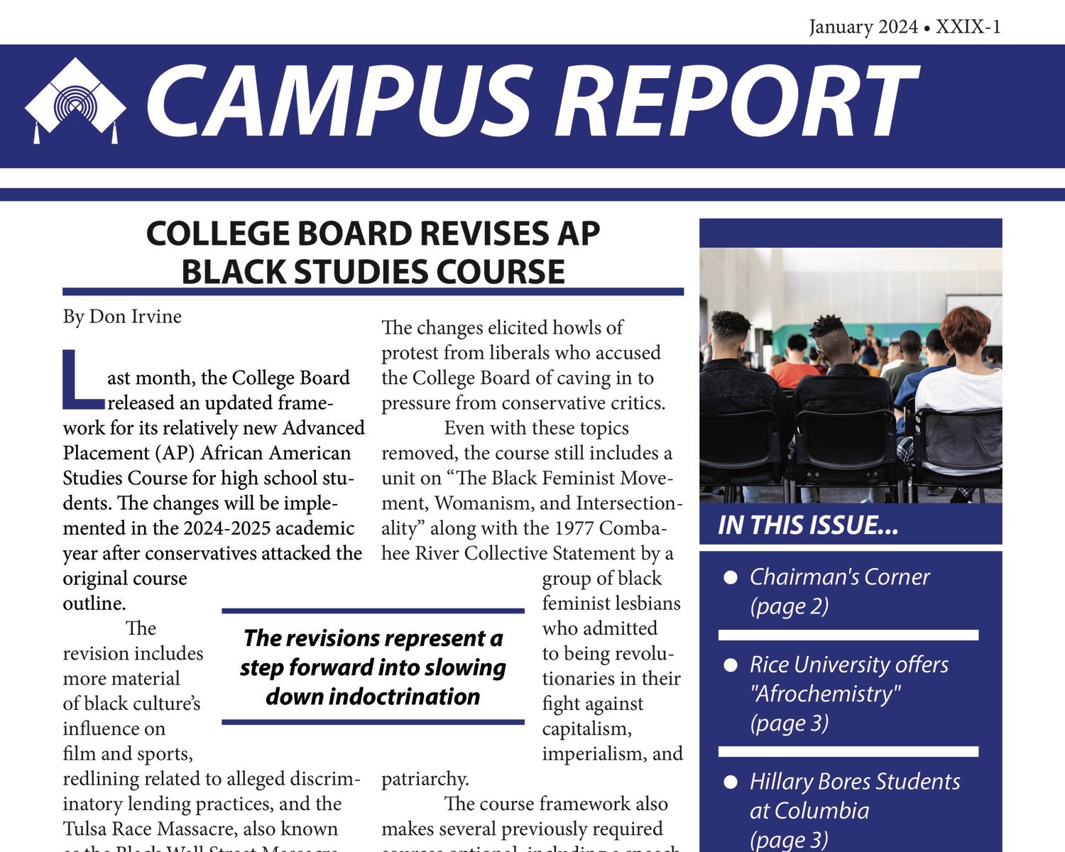 College Board Revises AP Black Studies Course