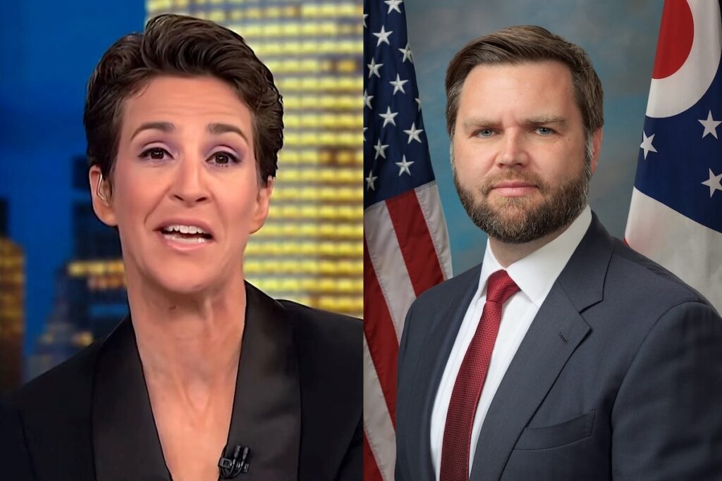 Maddow Does a Mea Culpa on JD Vance